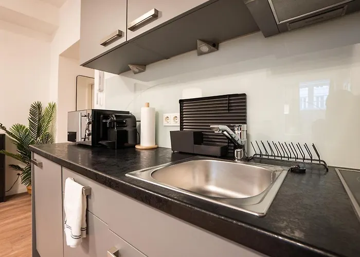 Stylish With Dedicated Working Space And Super King-size Bed Located Between Centre And Donau River *